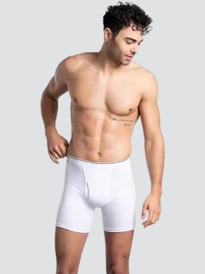 Men White Boxer Wholesale